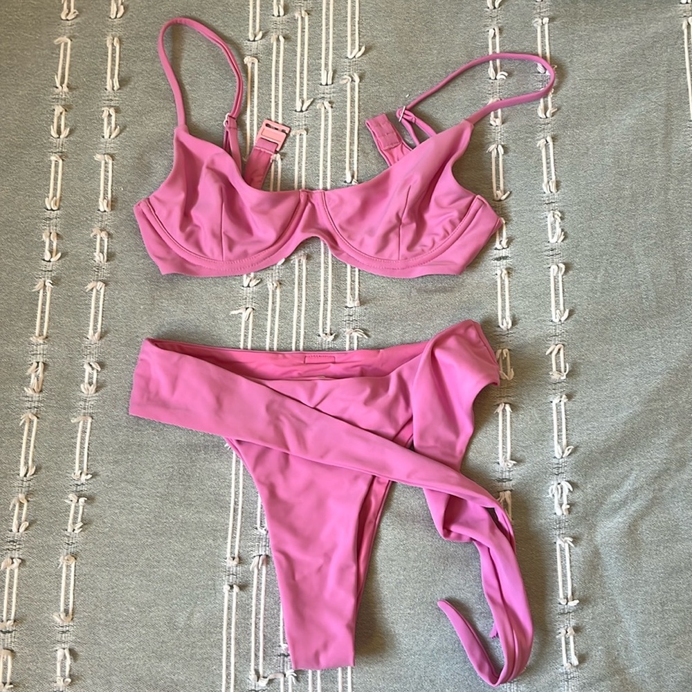 Blackbough Pink Bikini Set